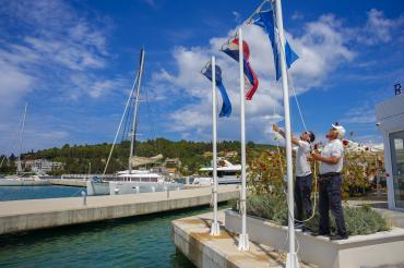 Svečano podizanje Plave zastave u Marini Korkyra