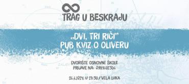 Pub kviz "Dvi, tri riči"- glazbeni kviz o Oliveru Dragojeviću