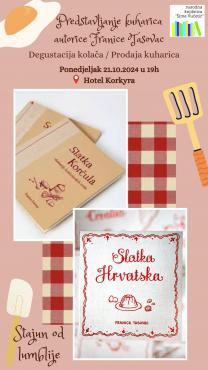 Predstavljanje kuharica “Slatka Korčula” i “Slatka Hrvatska”