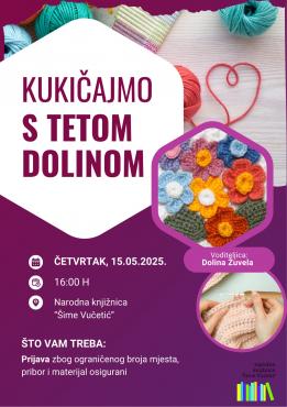 Radionica kukičanja u NK Šime Vučetić