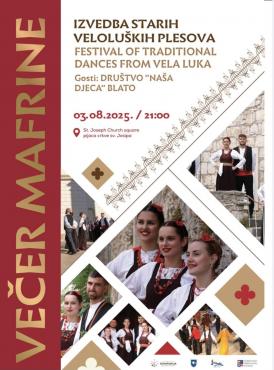 Večer Mafrine - 3. kolovoza (nedjelja) u 21:00h