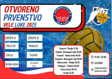 Otvaranje prvenstva Vele Luke - vatrpolo