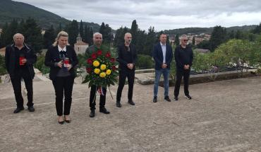 Polaganje vijenca uoči blagdana Svih svetih