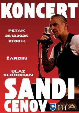 Koncert Sandija Cenova u Žardinu!