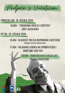 Proljeće s Vučetićem - program događanja