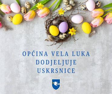 Povodom Uskrsnih blagdana, Općina Vela Luka dodjeljuje poklon bonove umirovljenicima