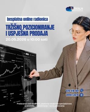 Radionica za poduzetnike "Tržišno pozicioniranje i uspješna prodaja“