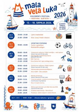 Festival djeteta - Mala Vela Luka 2026.