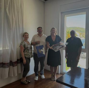 Načelnica Katarina Gugić održala je proteklog tjedna radni sastanak sa slovenskim županom Općine Sežana