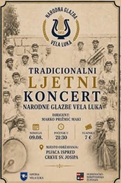 Ljetni koncert Narodne glazbe 09.kolovoza
