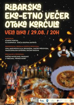 Ribarska Eko-etno večer otoka Korčule – Vela Luka 2026