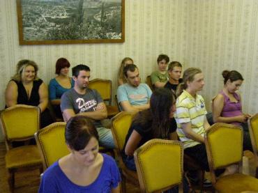Načelnik sa studentima