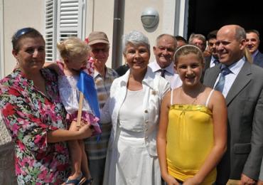Predsjednica Vlade Jadranka Kosor otvorila Arhivski sabirni centar u Žrnovu