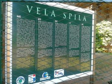 Nova info ploča u Veloj spili
