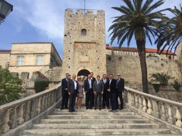 Župan Dobroslavić s ministrom Butkovićem u obilasku Korčule