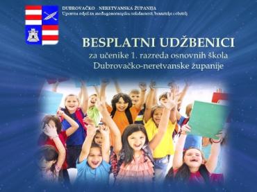 Dubrovačko-neretvanska županija financira nabavku obveznih školskih udžbenika za učenike prvih razreda osnovnih škola kojima je osnivač