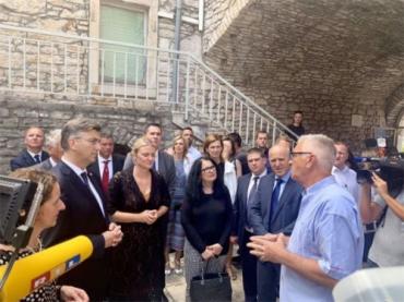 Predsjednik Vlade RH Andrej Plenković u posjetu otoku Korčuli