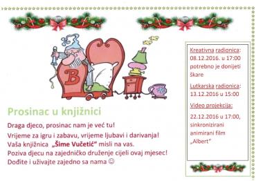 PROSINAC U KNJIŽNICI