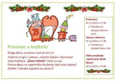 Prosinac u NK Šime Vučetić