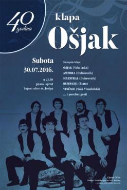 Koncert 40 godina klape Ošjak