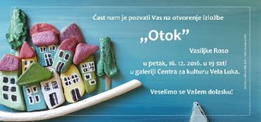 Pozivamo Vas na otvorenje izložbe Otok Vasiljke Roso