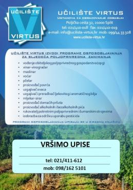 Stručna osposobljavanja iz područja poljoprivrede