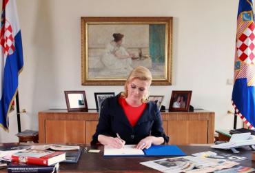 Obavijest prometnog redara povodom dočeka predsjednice