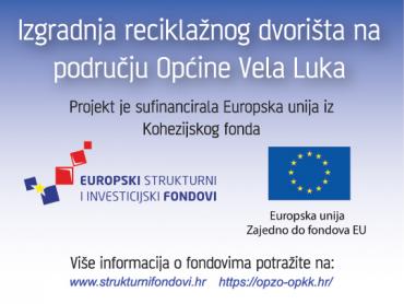 Izgradnja reciklažnog dvorišta u Veloj Luci