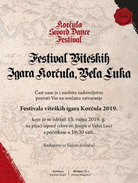 Zatvaranje Festivala viteških igara otoka Korčule