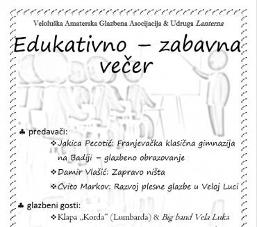 Edukativno-zabavna večer Udruga VAGA i Lanterna