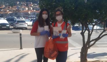 Održana akcija dijeljenja zaštitnih maski