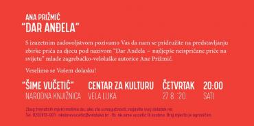 Predstavljanje zbirke priča za djecu "Dar anđela najljepše - neispričane priče na svijetu"