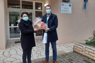 Povodom blagdana Zamjenik Cebalo posjetio Dom za starije osobe Vela Luka