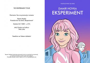 Predstavljanje romana za djecu „Pustolovine Tizi Enili: Eksperiment“ autora Damira Hoyke