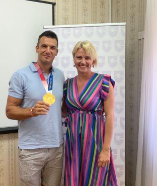 Prijem zlatnog olimpijca Valenta Sinkovića u Općinskoj vijećnici