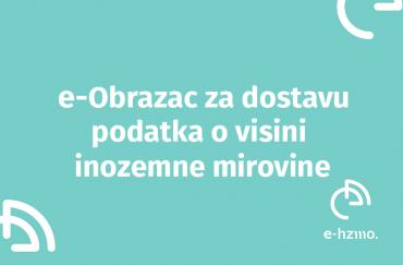 Dostava dokaza o visini inozemne mirovine dostupna i putem online obrasca