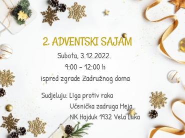 2. Adventski sajam - 3.12.2022.