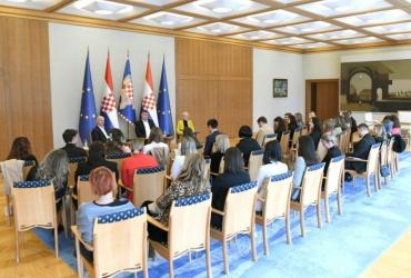 Predstavljanje publikacije "Budućnost Europe-Europska godina mladih" i posjet predsjedniku Republike Hrvatske