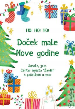 Poziv na dječji doček Nove godine
