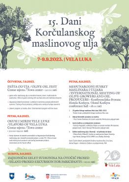 Poziv na 15. Dane Korčulanskog ulja