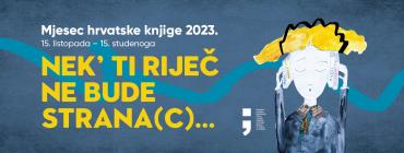 Mjesec hrvatske knjige 2023.