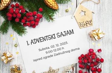 1. Adventski sajam 2023.