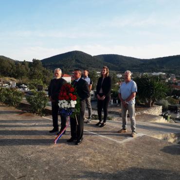 Svečano polaganje vijenca povodom Dana državnosti