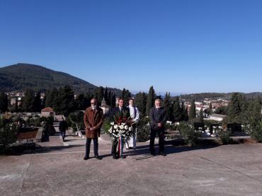 Položen vijenac povodom blagdana Svih svetih
