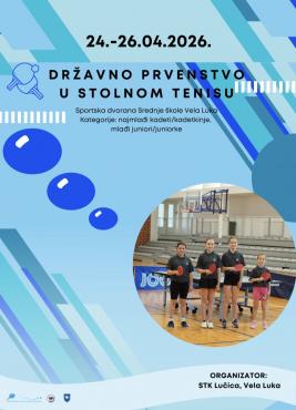 Državno prvenstvo u stolnom tenisu